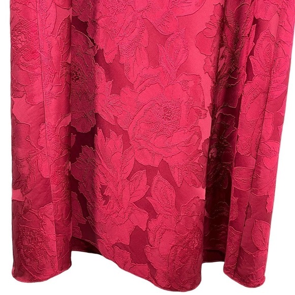 Sachin & Babi Gabby 80s-Inspired Puff Sleeve Cut-Out Tie Back Midi Dress 10 - Picture 8 of 14